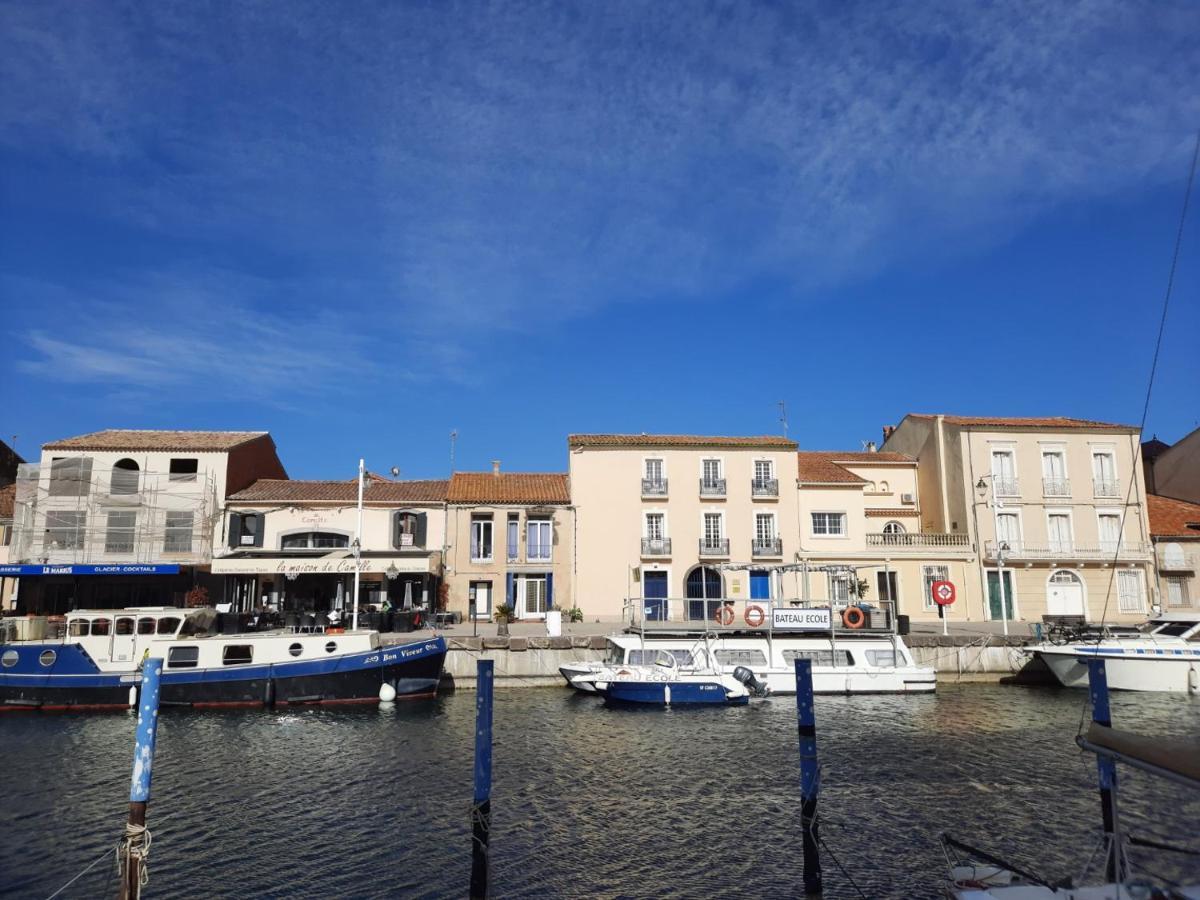 Appartement De Charme Sur Le Port De Marseillan Екстериор снимка